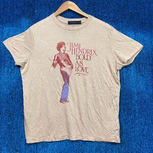 Jimi Hendrix “Bold as Love” Graphic T-Shirt Size Medium